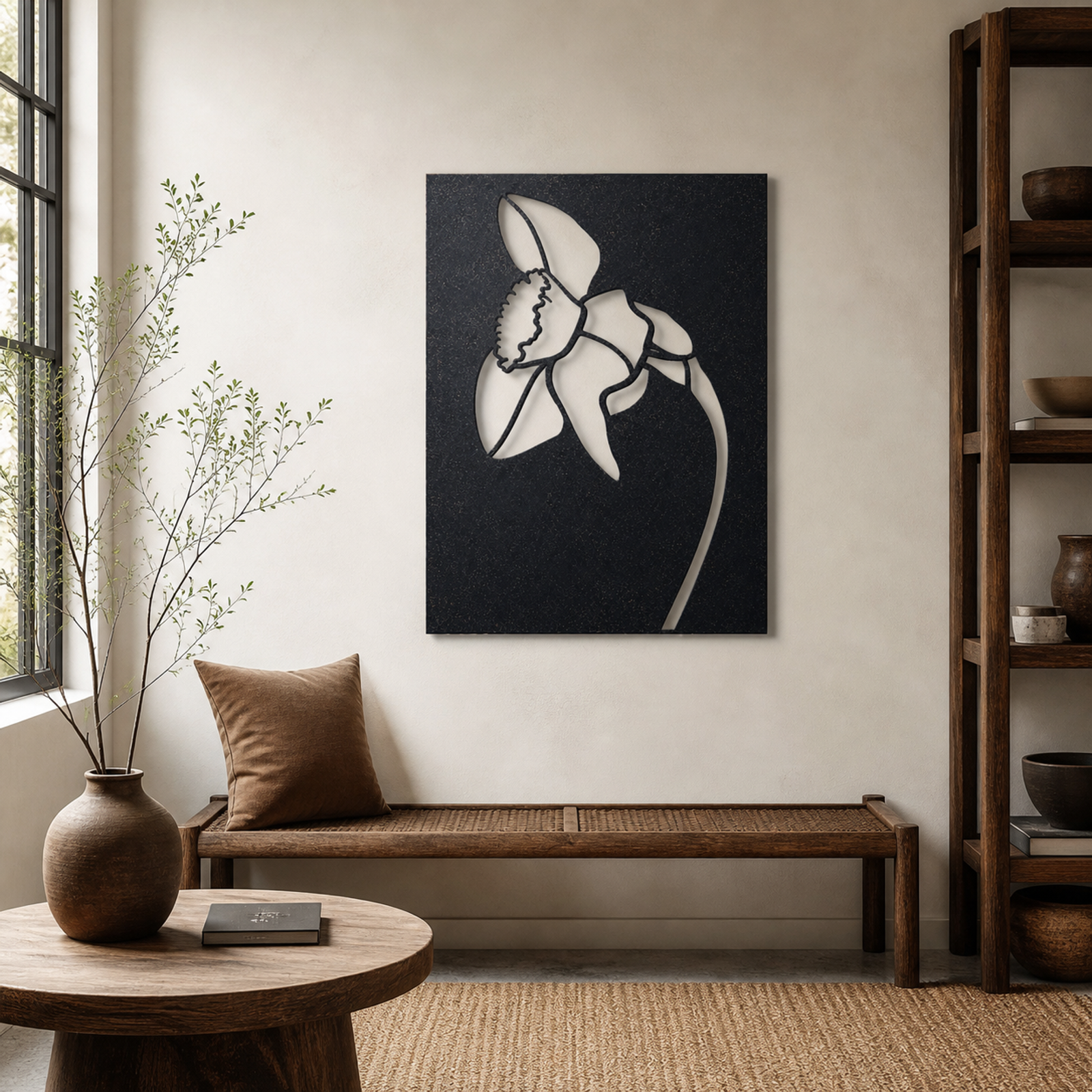 Monochrome Orchid, Black