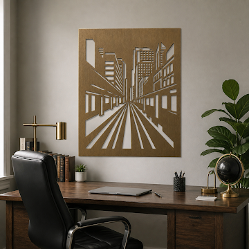 Golden Urban Perspective, Bronze