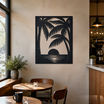 Tropical Sunset, Black