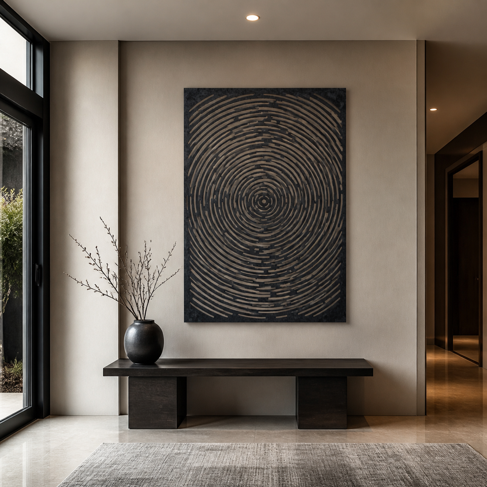 Concentric Motion, Black 