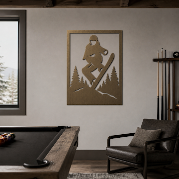 Alpine Snowboarder, Bronze