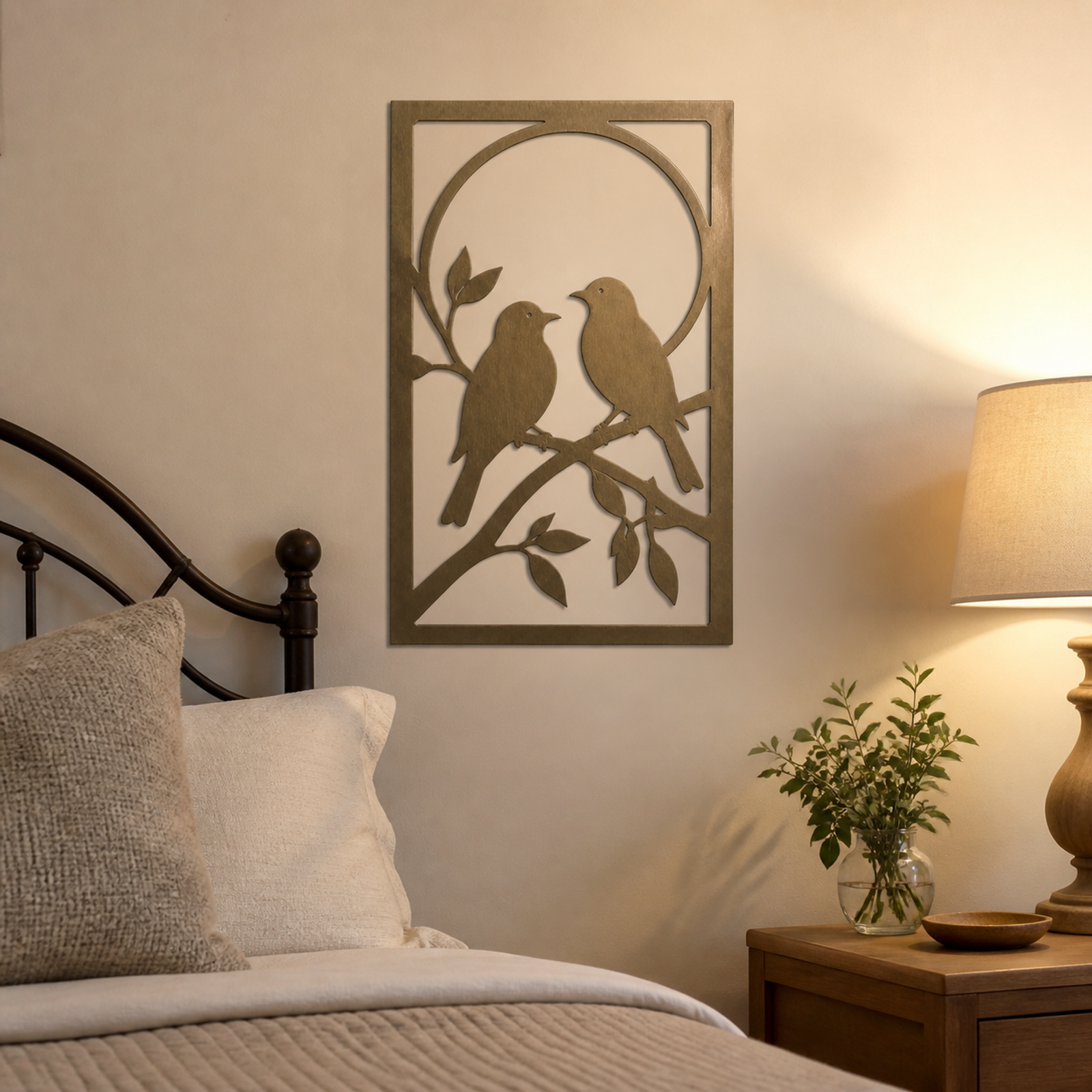 Serene Songbird Branch, Bronze
