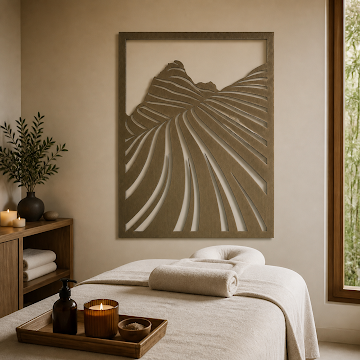 Palm Leaf Silhouette, Bronze