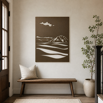 Minimal Mountain Layers, Bronze 