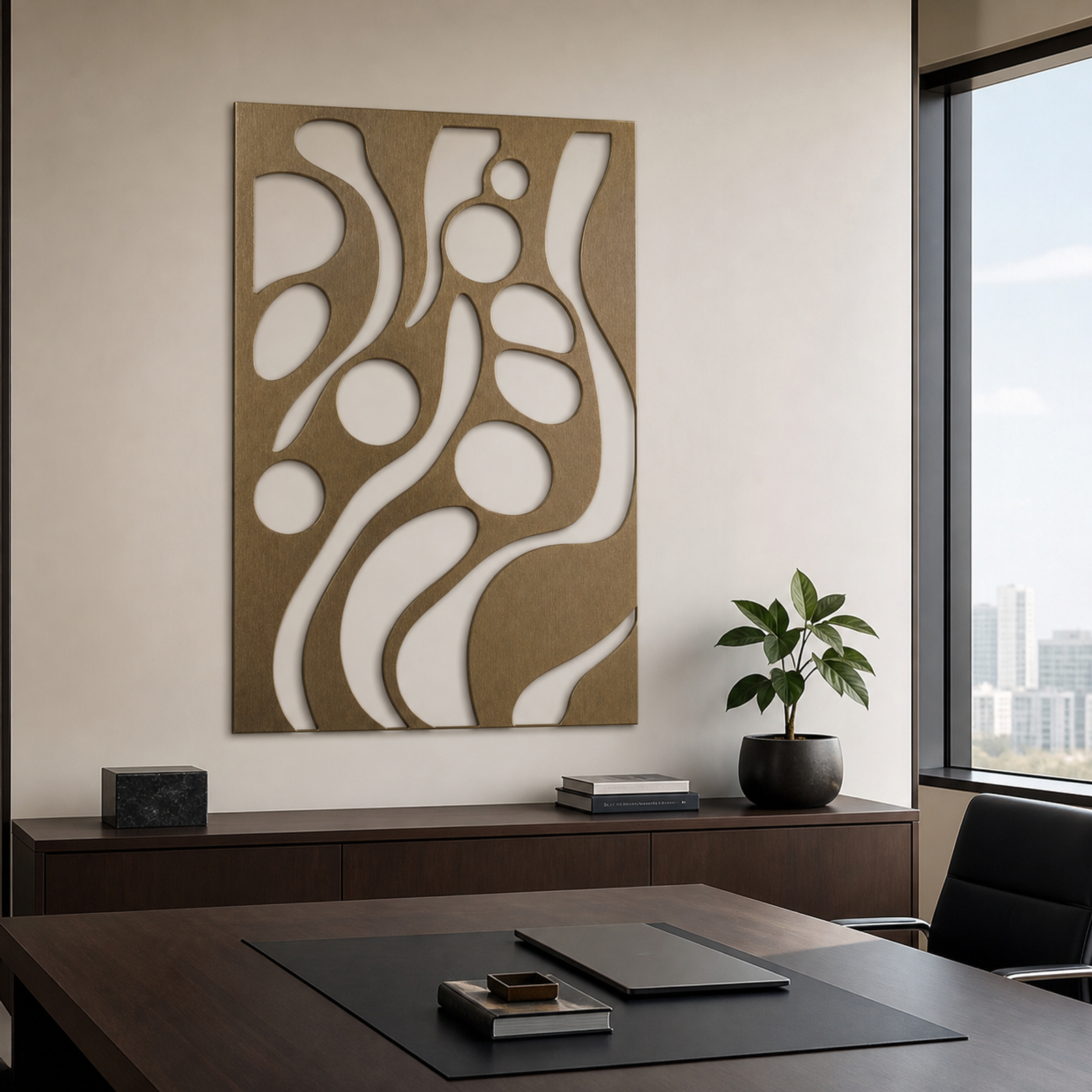 Organic Bronze Abstraction, Bronze 