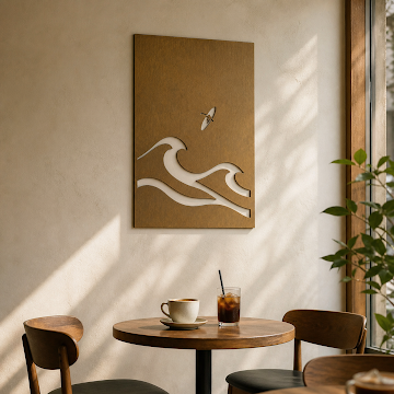 Golden Minimalist Surf, Bronze 