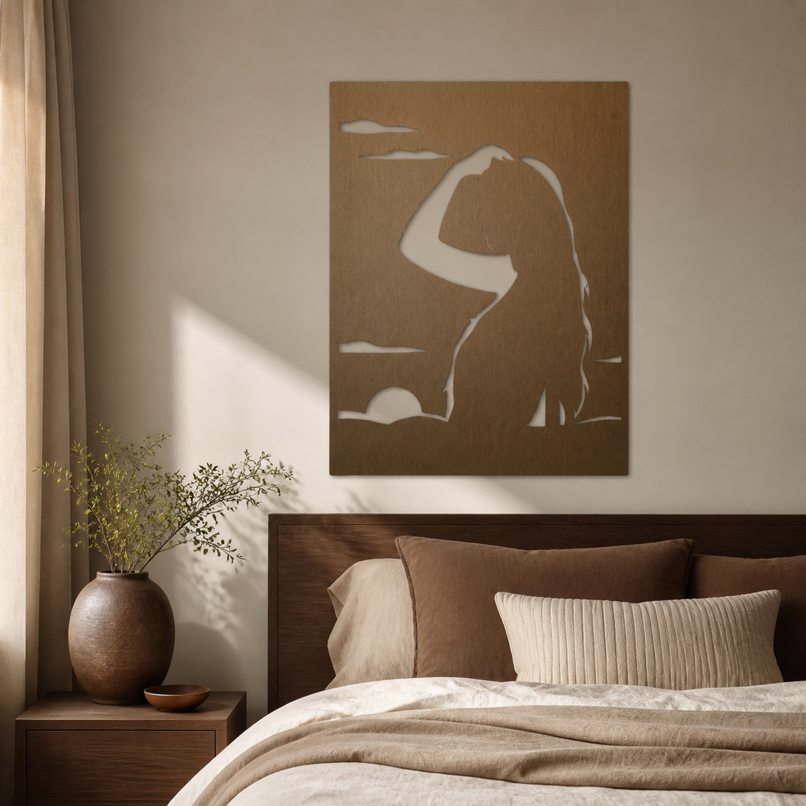 Warm Textured Minimalism, Bronze