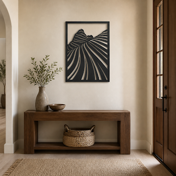 Palm Silhouette, Black
