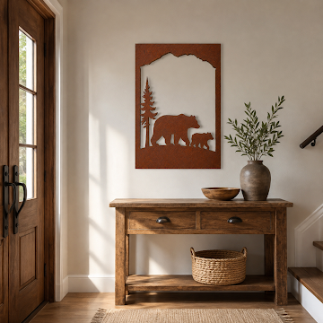 Bear Forest Walk, Rust Patina 