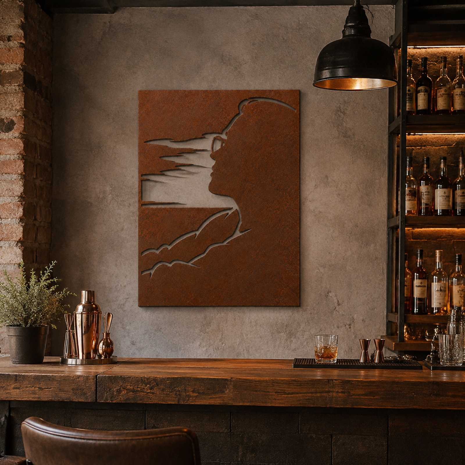 Rustic Veteran Profile, Rust Patina 