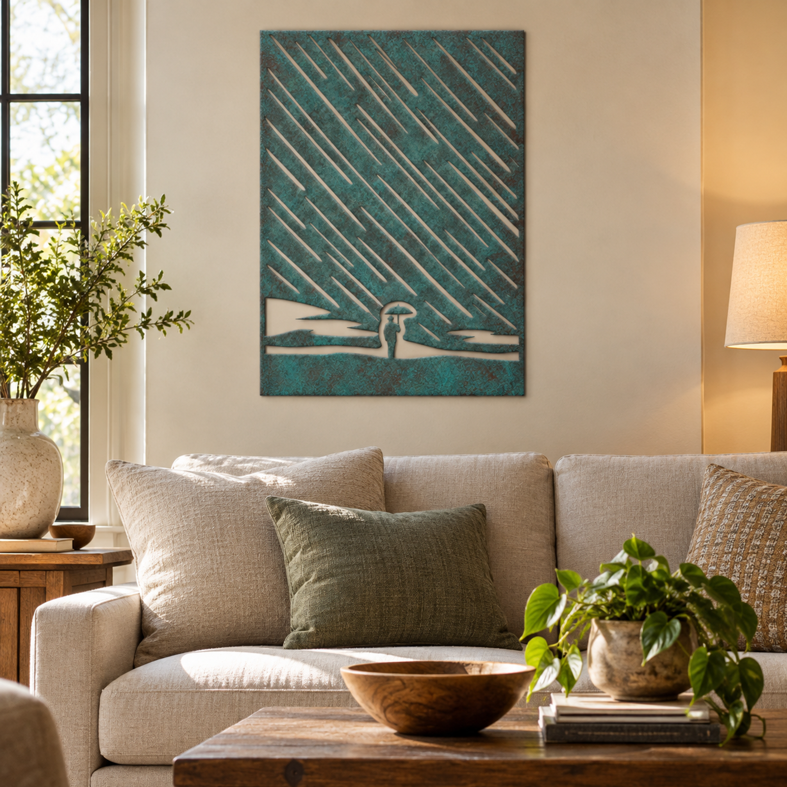 Rain Walker Canvas, Verdigris Patina 