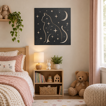 Celestial Cat Nocturne, Black 