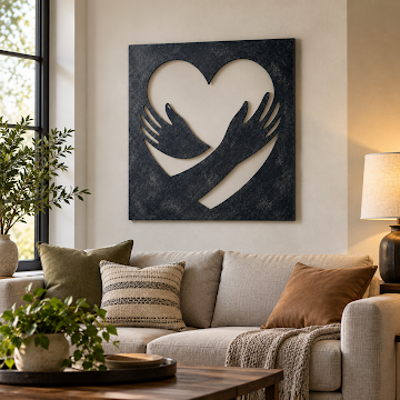 Hands Around the Heart, Black 
