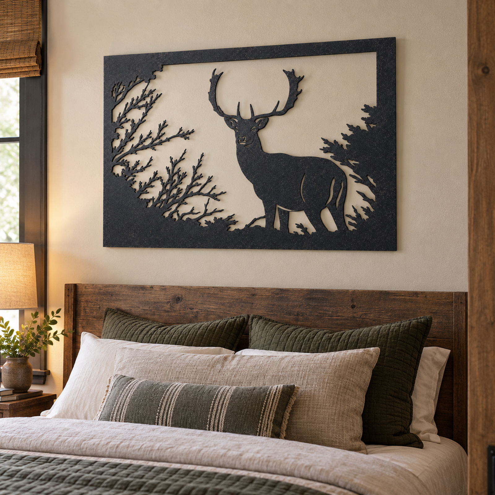 Woodland Stag, Black 