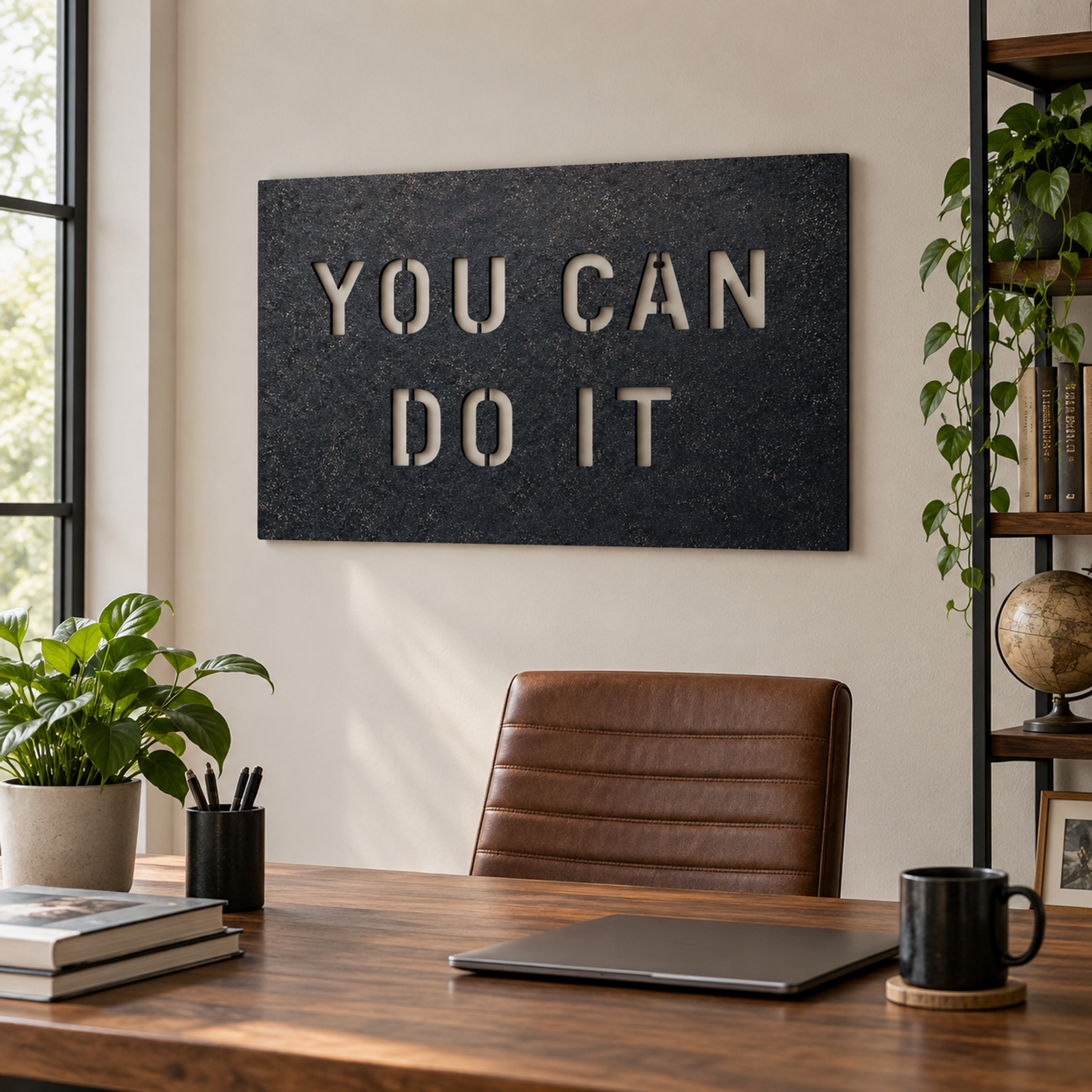 You Can Do It Statement Black 