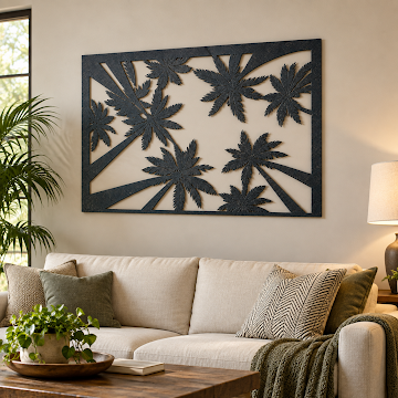 Black Palm Panorama, Black
