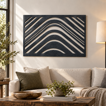 Textured Arch Geometry, Black 
