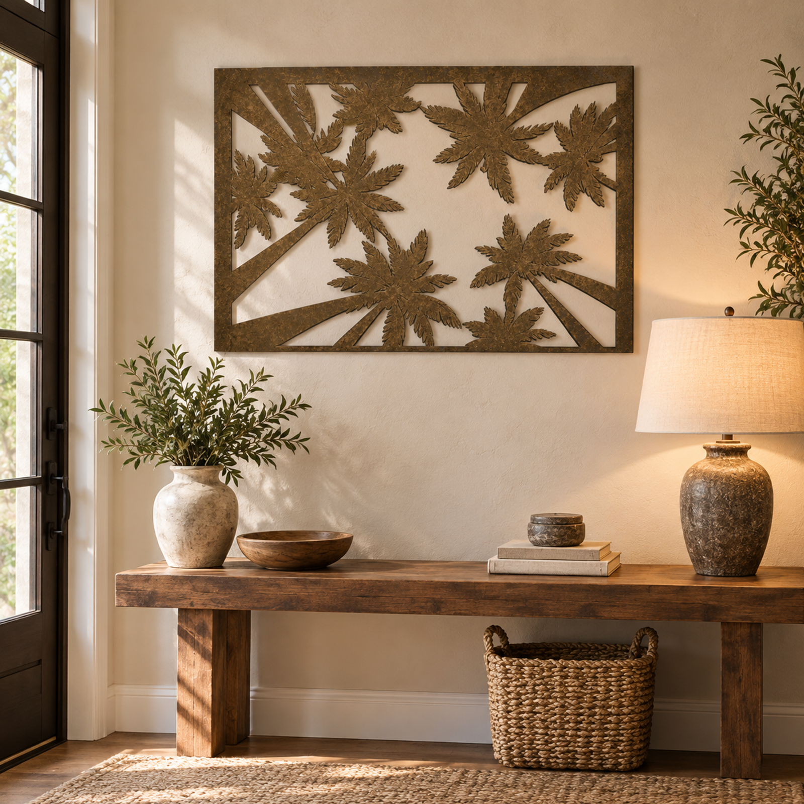 Palm Canopy, Bronze