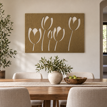 Tulip Silhouettes, Bronze 