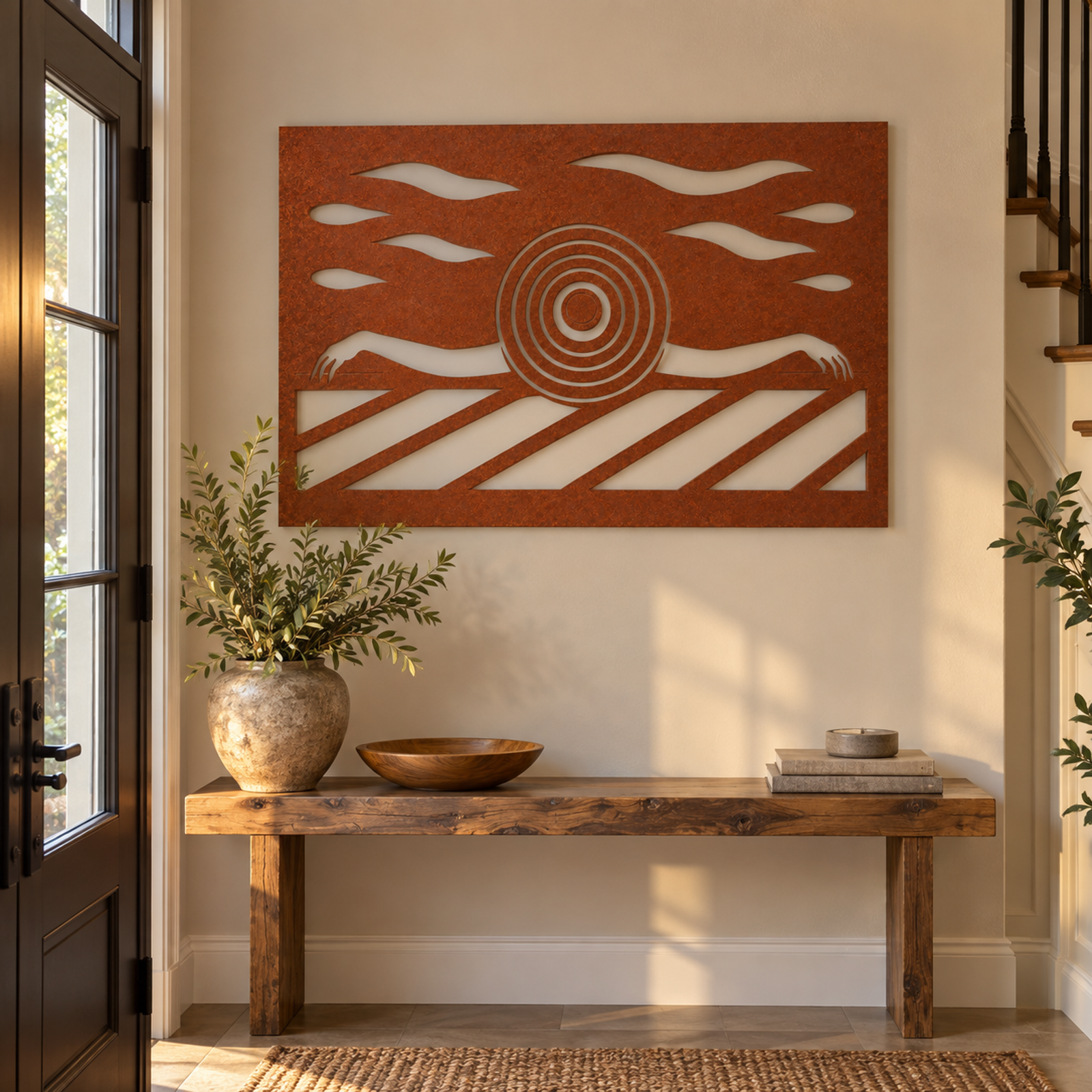 Sun Geometry, Rust Patina 