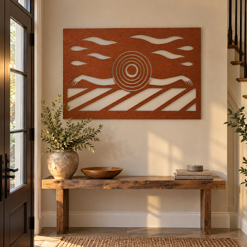 Sun Geometry, Rust Patina 