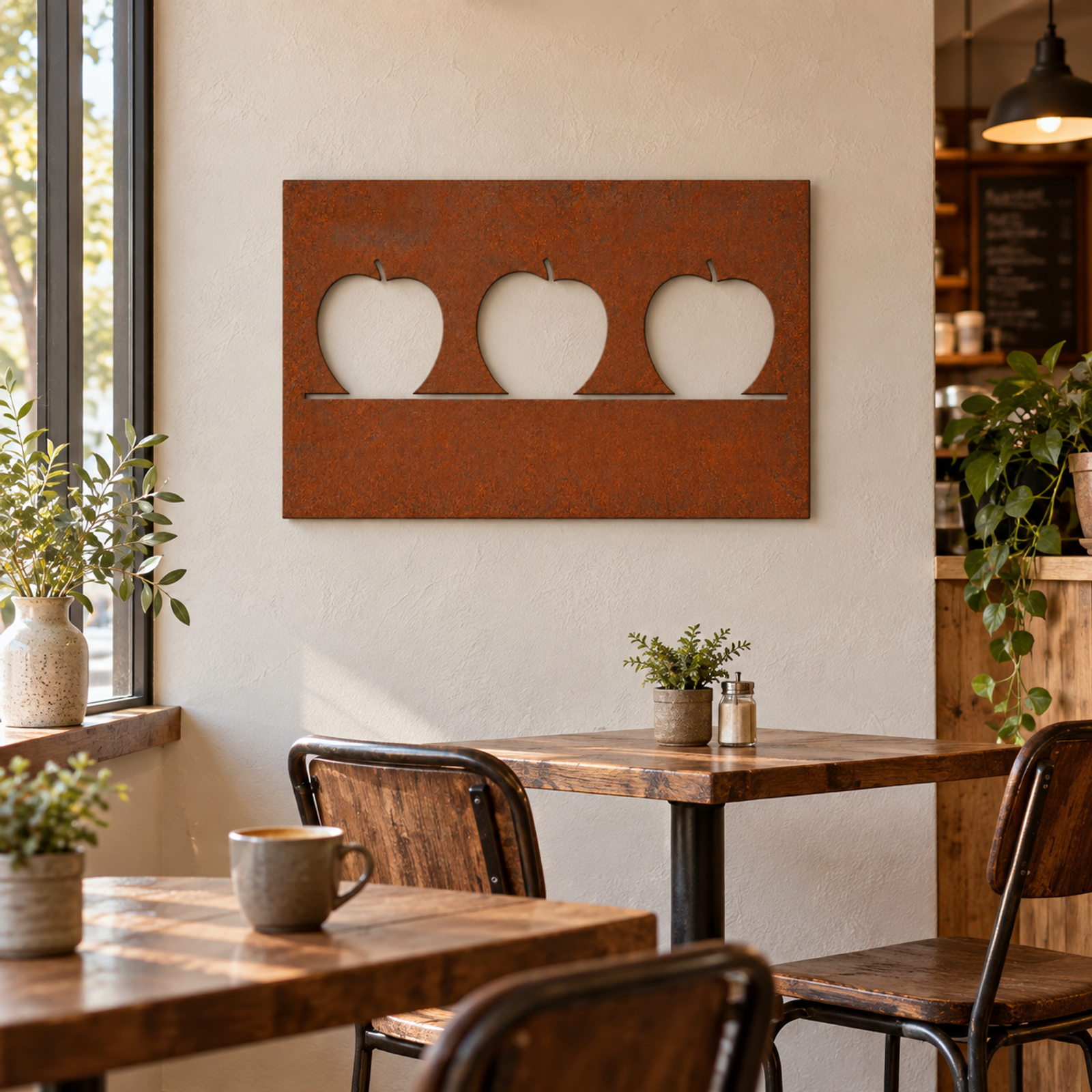 Three Apples, Rust Patina 